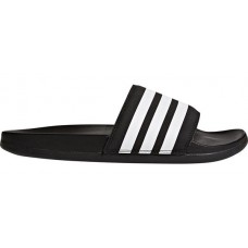 adidas Women's Adilette CloudFoam Plus Black/White Slides