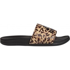 adidas Women's Adilette Comfort Black/Brown Slides