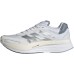 adidas Women's Adizero Boston 10 Running White/Silver Shoes