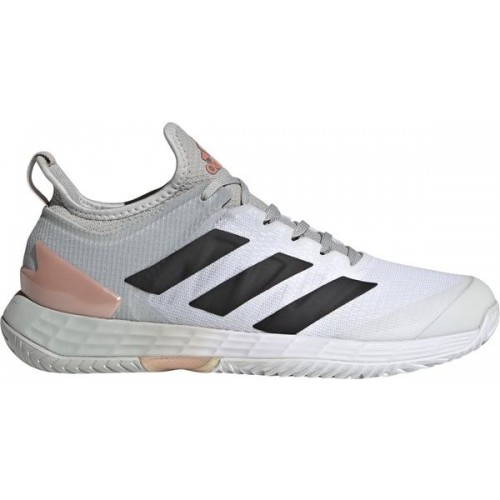 adidas Women's adiZero Ubersonic 4 Tennis Grey/Black/White Shoes adidas Women's adiZero Ubersonic 4 Tennis Grey/Black/White Shoes