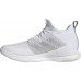 adidas Women's Crazyflight Mid Volleyball White/Silver/Grey Shoes