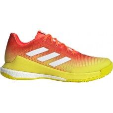 adidas Women's Crazyflight Volleyball Red/Yellow Shoes adidas Women's Crazyflight Volleyball Red/Yellow Shoes