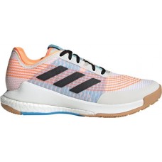 adidas Women's Crazyflight Volleyball White/Black/Orange Shoes