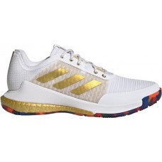 adidas Women's Crazyflight Volleyball White/Gold Shoes adidas Women's Crazyflight Volleyball White/Gold Shoes