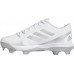 adidas Women's Purehustle 2 TPU Softball White/Silver Cleats adidas Women's Purehustle 2 TPU Softball White/Silver Cleats
