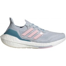 adidas Women's Ultraboost 21 Running Blue/Pink Shoes
