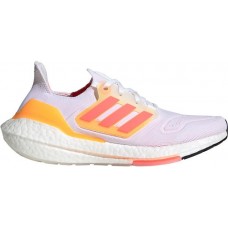 adidas Women's Ultraboost 22 Running Grey/Orange Shoes adidas Women's Ultraboost 22 Running Grey/Orange Shoes
