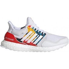adidas Women's Ultraboost 4.0 DNA Running White/Red/Blue Shoes