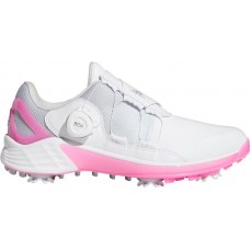 adidas Women's ZG21 Boa Golf White/Screaming Pink Shoes