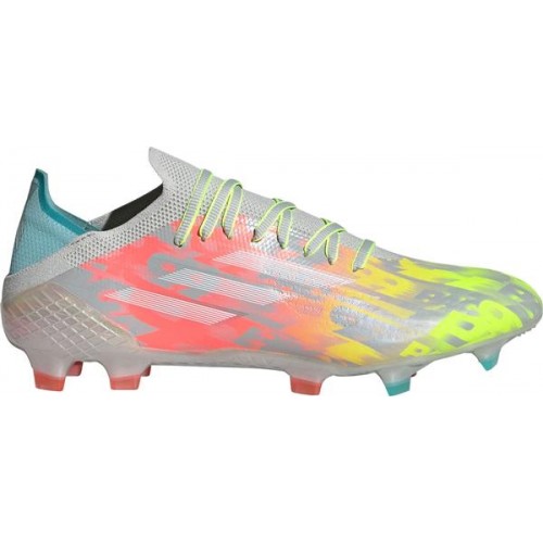 adidas X Speedflow.1 FG Soccer Grey/Yellow Cleats adidas X Speedflow.1 FG Soccer Grey/Yellow Cleats