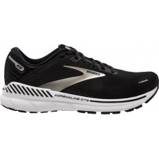 Brooks Men's Adrenaline GTS 22 Running Black/White Shoes Brooks Men's Adrenaline GTS 22 Running Black/White Shoes