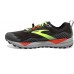Brooks Men's Cascadia 15 Trail Running Black/Green/Red Shoes