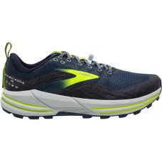 Brooks Men's Cascadia Trail 16 Running Navy/Green Shoes Brooks Men's Cascadia Trail 16 Running Navy/Green Shoes