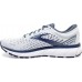 Brooks Men's Ghost 13 Running White/Grey/Blue Shoes