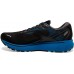 Brooks Men's Ghost 14 Running Black/Black/Blue Shoes
