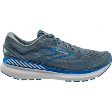 Brooks Men's Glycerin 19 GTS Running Grey/Blue Shoes