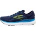 Brooks Men's Glycerin 19 GTS Running Navy/Neon Green Shoes