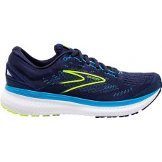 Brooks Men's Glycerin 19 Running Navy/Neon Green Shoes