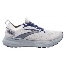 Brooks Men's Glycerin StealthFit 20 Running White/Blue Shoes