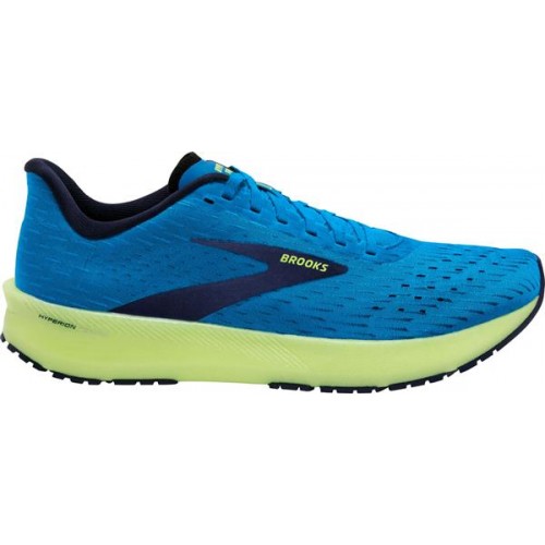 Brooks Men's Hyperion Tempo Running Blue/Yellow Shoes Brooks Men's Hyperion Tempo Running Blue/Yellow Shoes