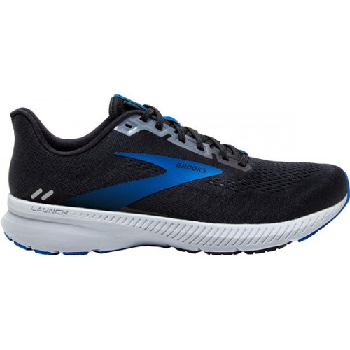Brooks Men's Launch 8 Running Black/Grey Shoes Brooks Men's Launch 8 Running Black/Grey Shoes
