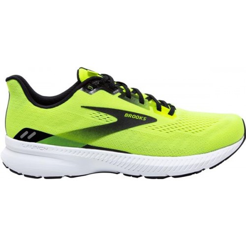 Brooks Men's Launch 8 Running Green/Black Shoes Brooks Men's Launch 8 Running Green/Black Shoes