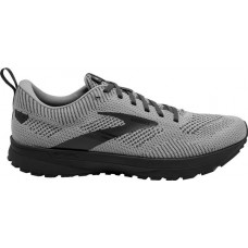 Brooks Men's Revel 5 Running Grey/Metallic Silver Shoes Brooks Men's Revel 5 Running Grey/Metallic Silver Shoes