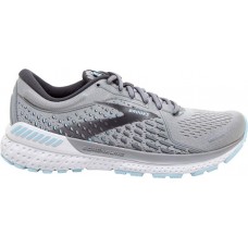 Brooks Women's Adrenaline GTS 21 Running Grey/Blue Shoes Brooks Women's Adrenaline GTS 21 Running Grey/Blue Shoes