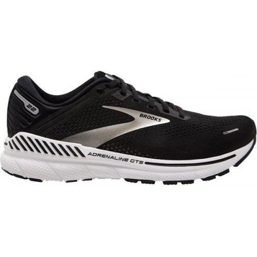 Brooks Women's Adrenaline GTS 22 Running Black/White Shoes Brooks Women's Adrenaline GTS 22 Running Black/White Shoes