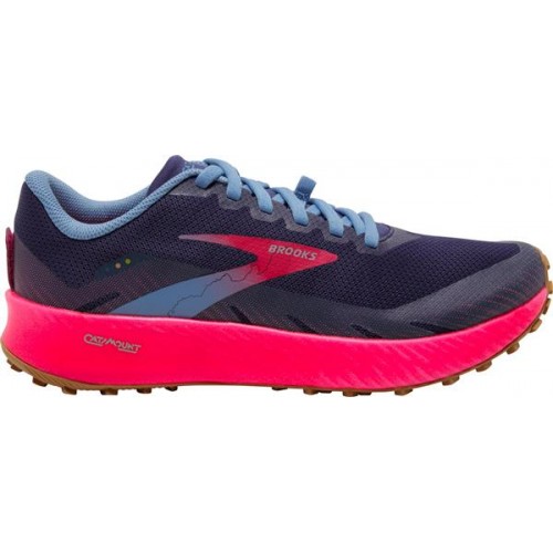 Brooks Women's Catamount Trail Running Blue/Pink Shoes Brooks Women's Catamount Trail Running Blue/Pink Shoes