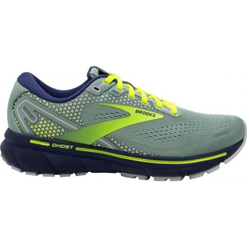 Brooks Women's Ghost 14 Running Grey/Blue Shoes Brooks Women's Ghost 14 Running Grey/Blue Shoes
