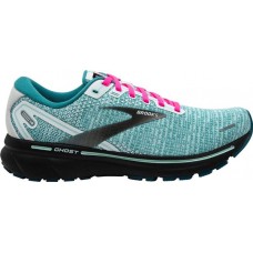 Brooks Women's Ghost 14 Running White/Blue Shoes