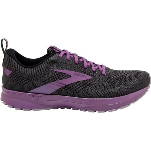 Brooks Women's Revel 5 Running Black/Pink Shoes Brooks Women's Revel 5 Running Black/Pink Shoes