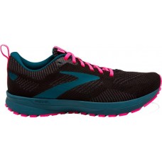 Brooks Women's Revel 5 Running Black/Teal Shoes