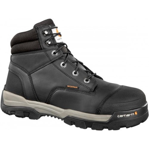 Carhartt Men's Ground Force 6'' Waterproof Composite Toe Work Black Boots Carhartt Men's Ground Force 6'' Waterproof Composite Toe Work Black Boots