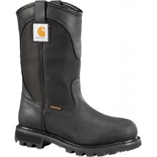 Carhartt Women's Traditional 10'' Wellington Waterproof Soft Toe Work Black Boots
