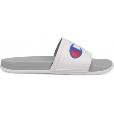 Champion Men's IPO Squish White/Grey Slides