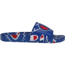 Champion Men's IPO Warped Blue Slides