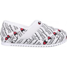 Champion Varsity Reflective White/Black Slipper