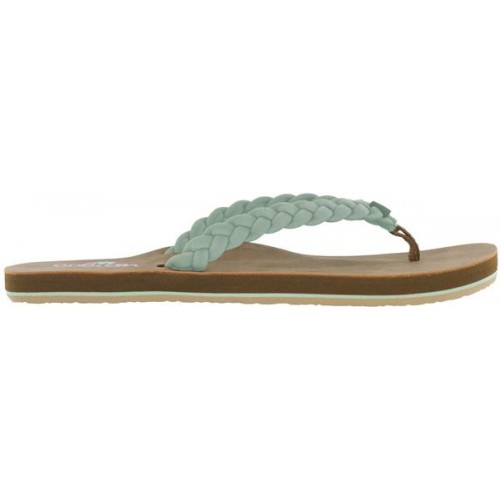 Cobian Kids' Lil Braided Pacifica Flip Mint Flops Cobian Kids' Lil Braided Pacifica Flip Mint Flops