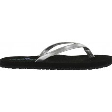 Cobian Kids' Lil Shimmer Flip Silver Flops