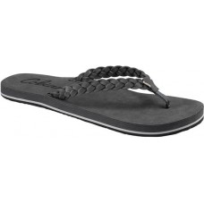 Cobian Women's Braided Pacifica Flip Charcoal Flops