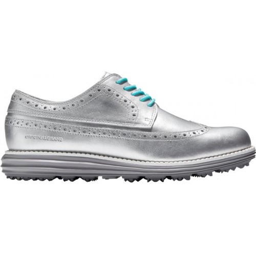 Cole Haan Women's OriginalGrand Golf Silver Shoes Cole Haan Women's OriginalGrand Golf Silver Shoes