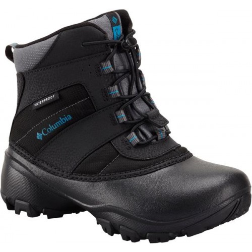 Columbia Kids' Rope Tow III 200g Waterproof Winter Black/Dark Compass Boots Columbia Kids' Rope Tow III 200g Waterproof Winter Black/Dark Compass Boots