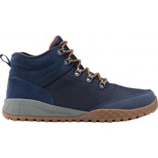 Columbia Men's Fairbanks Mid Collegiate Navy Boots