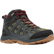 Columbia Men's Redmond III Mid Waterproof Hiking Nori/Red Jasper Boots