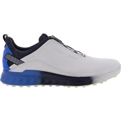 ECCO Men's S-Three BOA Golf White/Regatta Shoes ECCO Men's S-Three BOA Golf White/Regatta Shoes