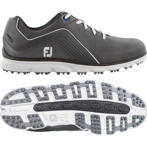 FootJoy Men's 2019 Pro/SL Golf Shoes Previous Season Grey/White Style FootJoy Men's 2019 Pro/SL Golf Shoes Previous Season Grey/White Style