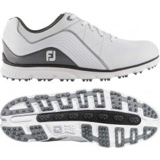 FootJoy Men's 2019 Pro/SL Golf Shoes Previous Season White/Silver Style FootJoy Men's 2019 Pro/SL Golf Shoes Previous Season White/Silver Style