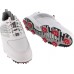 FootJoy Men's Fury Golf White/Red Shoes FootJoy Men's Fury Golf White/Red Shoes